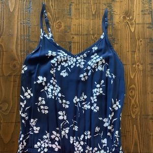 Gap floral jumpsuit